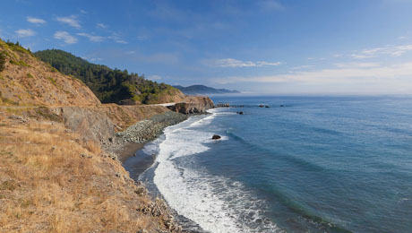 View of the ocean